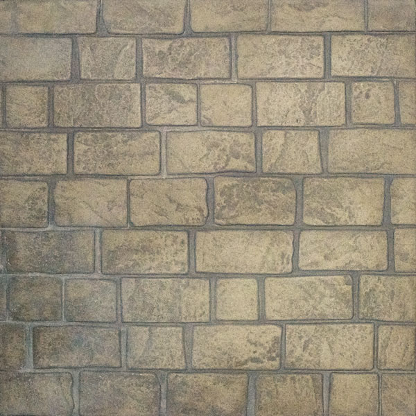 cobblestone with a running bond in florence - great stamped concrete ideas