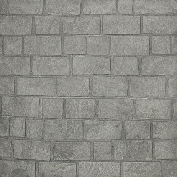 running bond cobblestone in cape cod grey - a great example of stamped concrete
